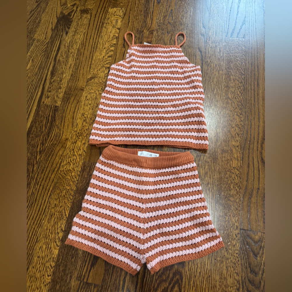 Zara Toddler crochet knit matching set- never worn!